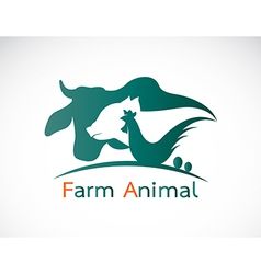 Animals Outline, Cow Pig Chicken, Chicken Vector, Pig Images, Animal Outline, Logo Animal, Space Animals, Farm Logo, Pig Farming