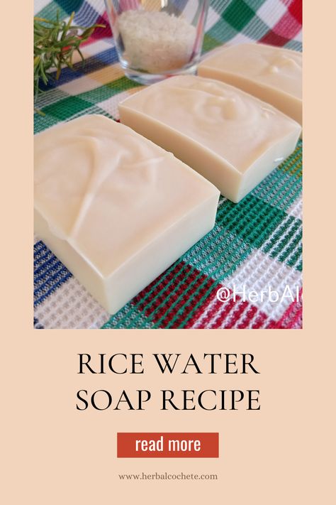 Facial Soap Recipe, Lye Water, Rice Water Recipe, Milk Soap Recipe, Oatmeal Flour, Shampoo Bar Recipe, Easy Soap Recipes, Handmade Soap Recipes, Cold Process Soap Recipes