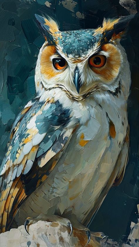 Owl Wall Painting, Abstract Owl Painting, Owl Painting Acrylic, Owl Paintings, Bird Painting Acrylic, Acrylic Portrait Painting, Owl Artwork, Popular Characters, Owl Painting