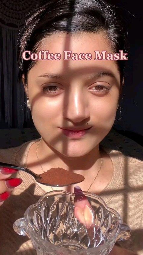 Coffee For Skin Face Masks, Face Mask Ideas Skin Care, Rice Face Mask For Glowing Skin, Coffee Face Pack For Glowing Skin, Coffee Face Mask For Acne, Detan Face Mask, Coffee Face Mask For Glowing Skin, Coffee Mask For Face, Face Pack For Glowing Skin Homemade