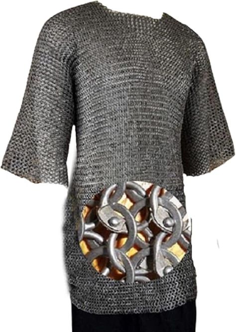 S size Measurements:

Chest Size: 44" inches (111cm) (Chainmail shirt will fit a person: 36" inches (92cm)
Length From Shoulder To Bottom: 24" inches (60cm)
Sleeve Length: 9" Inches (23cm)

M size Measurements:

Chest size: 50'' Inches (127cm) ( Chain mail shirt will fit a person of 42'' Inches (106cm)
Length from shoulder to bottom: 31'' Inches (79cm)
Sleeve Length: 10'' Inches (25cm) Chain Mail Shirt, Chainmail Shirt, Armor Medieval, Chainmail Bracelet, Theatre Costumes, Padded Coat, Chain Mail, Larp, Chest Size