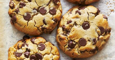 Our 25 Best Cookie Recipes of All Time | MyRecipes Thick Chocolate Chip Cookie Recipe, Giant Chocolate Chip Cookie, Levain Bakery, Chip Cookie Recipe, Fool Proof Recipes, Best Cookie Recipes, Sweet Sweet, Vegetarian Chocolate, Cookies Recipes Chocolate Chip