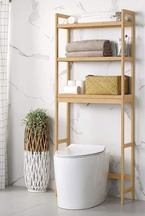 Over The Toilet Storage Ideas, Toilet Storage Ideas, Over Toilet Storage, Over The Toilet Storage, Toilet Shelves, Over The Toilet, Over Toilet, Master Decor, Tiny Bathrooms