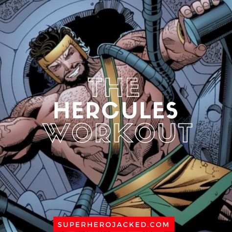 The Hercules Workout Greek God Workout, Hercules Workout, Hercules Characters, Superhero Jacked, Celebrity Workout Routine, Hero Workouts, Pyramid Training, Dumbbell Shoulder, Superhero Academy