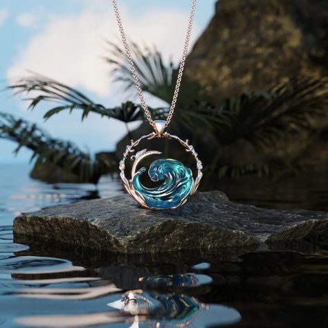 Showcasing The Tide from Aetheria. The best necklace design of 2024? 💎 #necklace