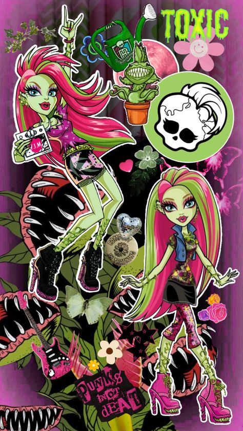 VENUS MCFLYTRAP 🌿🌱🌷 Venus Mcflytrap Aesthetic, High Wallpaper, Monster High Cosplay, Venus Mcflytrap, Creative Chaos, Monster High Pictures, Halloween Wallpapers, Monster High Party, Moster High