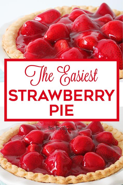 Easy Strawberry Pie, Fresh Strawberry Recipes, Strawberry Pie Recipe, Fresh Strawberry Pie, Recipe Strawberry, Strawberry Pie Filling, Strawberry Dessert Recipes, Strawberry Pie, Sweet Pie