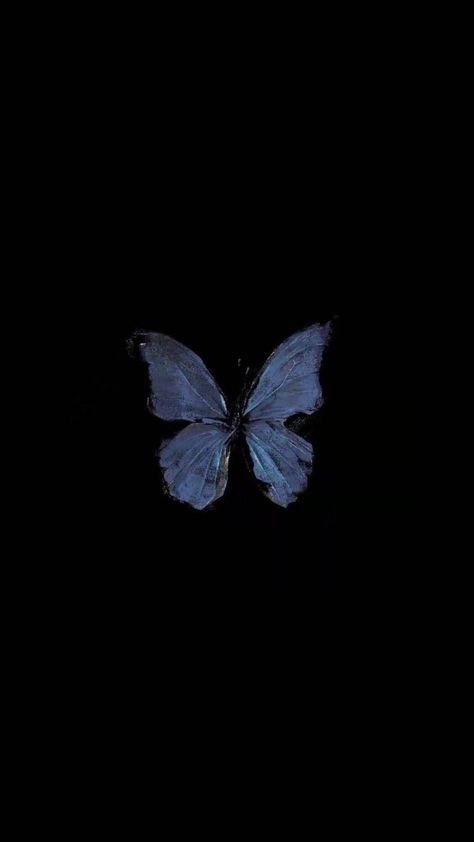 Black Butterflies Aesthetic, Dark Blue Poster, Asthetic Picture Wallpaper, Iphone Wallpaper Planets, Halloween Wallpaper Iphone Backgrounds, Blue Butterfly Wallpaper, Space Phone Wallpaper, Butterfly Blue, Butterfly Wallpaper Iphone