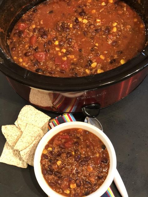 Beef Enchilada Soup, Enchilada Soup Crockpot, Enchiladas Crockpot, Campbells Tomato Soup, Campbell's Tomato Soup, Enchilada Soup Recipe, Enchiladas Healthy, Soup Beef, Ground Beef Enchiladas