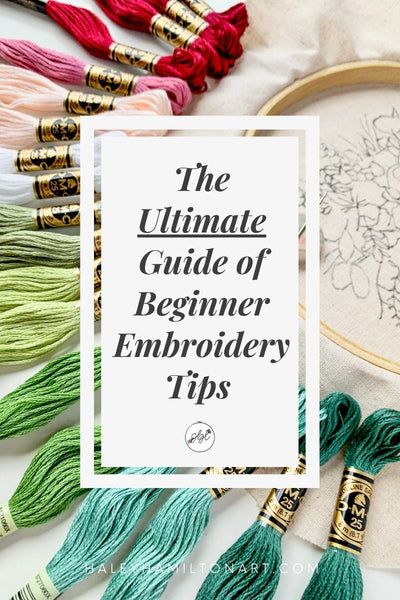 The Ultimate Guide of Beginner Embroidery Tips Beginner Embroidery Supplies, Learn To Hand Embroidery, Best Thread For Hand Embroidery, Best Thread For Embroidery, Embroidery Kit For Beginners, Hand Embroidery Tools, Embroidery Kits Beginner, Hand Embroidery Supplies, Learning To Embroider Hand Embroidery