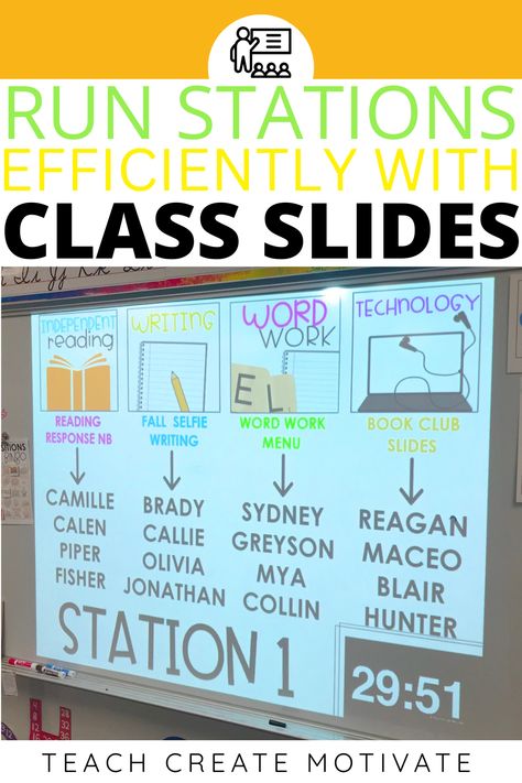 Daily Classroom Slides, Student Turn In Station, Student Station In Classroom, Class Stations, Student Station, Classroom Stations, 6th Grade Reading, Teaching 5th Grade, Class Organization