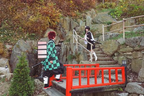 Tanjiro And Kanao Cosplay, Kanao Cosplay, Kanao And Tanjiro, Usui X Misaki, Demon Slayer Cosplays, Sweet Characters, Tanjiro And Kanao, Anime Demon Slayer, Style Dark