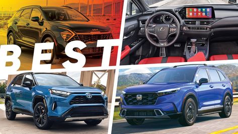 Best Small Hybrid Crossover SUVs in 2024: Everyday Gas-Savers Best Hybrid Suv, Best Small Suv, Honda Insight, Small Suv, Compact Cars, Gas And Electric, Hyundai Tucson, Toyota Prius, 2024 Vision