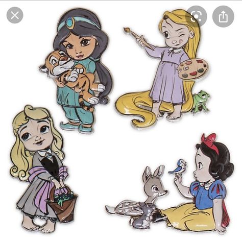 Disney Poster, Disney Princess Babies, Disney Princess Tattoo, Alternative Disney, Disney Animators, Kawaii Disney, Disney Animators Collection, Disney Princess Drawings, Disney Posters