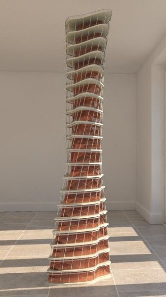 Parametric Tower, Tower Models, Concrete Architecture, Parametric Architecture, Arch Model, Skyscraper Architecture, Architecture Model House, Tower Design, Architecture Model Making