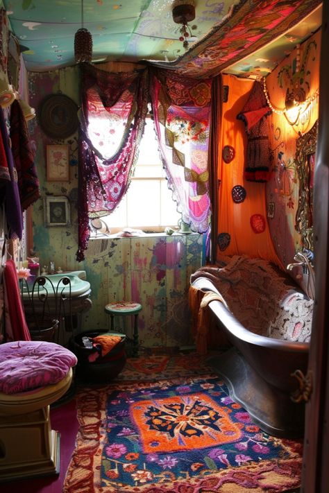 Hippie Chic Style, Hippie Curtains, Hippie House, Diy Suncatchers, Groovy Vibes, Hippy Room, Anime Room, Indie Room, Dream Room Inspiration