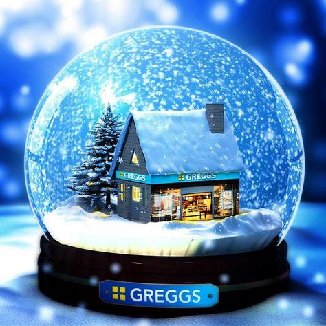 Greggs launches Christmas advent calendar - How to get your hands on one Snowball Glass, Christmas Snowball, Trees House, Red Backdrop, Merry Christmas Background, Globe Art, 4k Tv, Christmas Advent Calendar, Noel Christmas