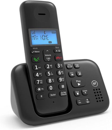 BT 3960 Cordless Landline House Phone with Nuisance Call Blocker, Digital Answer Machine, Single Handset Pack : Amazon.co.uk: Electronics & Photo House Phone, Answering Machine, Cordless Phone, Well Lights, Do Not Disturb, Home Phone, Amazon Uk, Telephones, Pattern Names