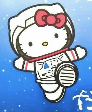 Astronaut Hello Kitty, Hk Tattoo, Kawaii Comic, Vip Kid, Hello Sanrio, Pink Wallpaper Hello Kitty, Sugar Bears, Hello Kitty Images, Hello Kitty Themes