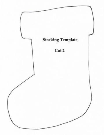 Stocking template Paper Stocking Template, Printable Stocking Template, Christmas Stocking Craft Preschool, Stocking Template Printable Free Pattern, Paper Christmas Crafts, Simple Stocking, Stocking Template, Ornament Template, Felt Stocking