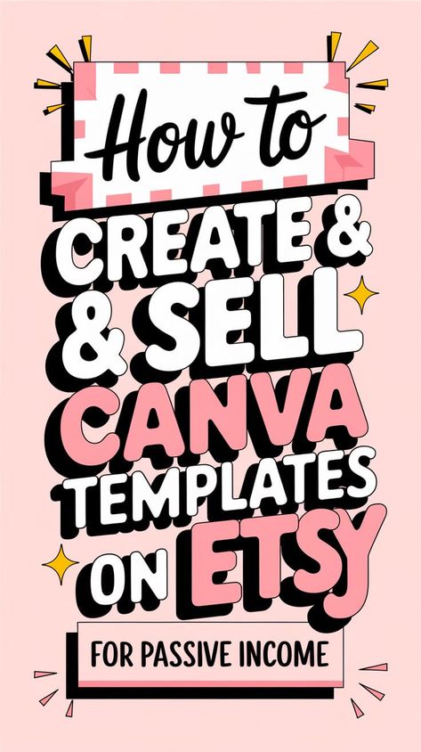 Want to sell Canva templates on Etsy? Learn how to create stunning templates and start making money on Etsy! This guide covers everything you need to know about starting an Etsy business with Canva templates, from design tips to shop setup. Whether you're new to selling on Etsy or looking to expand your shop, this post is perfect for helping you grow your Etsy business with Canva templates! Etsy Canva Templates, Canva Design Ideas Projects, Selling Templates On Etsy, How To Make Money With Canva, How To Make Canva Templates To Sell, How To Create Canva Templates To Sell, Canva Passive Income, Selling Canva Templates On Etsy, Selling Canva Templates