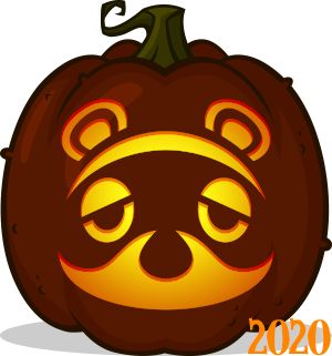 Toad Pumpkin Carving, Nintendo Pumpkin Carving, Soot Sprite Pumpkin Carving, Animal Pumpkin Carving Ideas, Penguin Pumpkin Carving, Nerdy Pumpkin Carving, Tom Nook Costume, Gravity Falls Pumpkin Carving, Kirby Pumpkin Carving Stencil