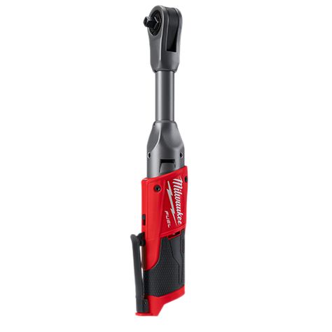 The MILWAUKEE® M12 FUEL™ 3/8" Extended Reach Ratchet delivers 40ft-lbs max torque with a long neck for tight spaces. Ratchet Tool, Head Profile, Investment Casting, Milwaukee M12, Router Accessories, Think Fast, Milwaukee Tools, Electric Tools, Cordless Power Tools