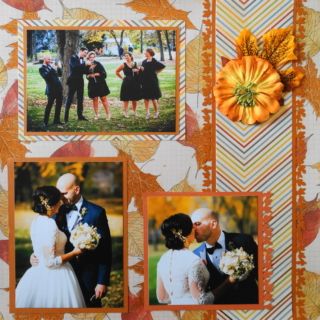 Simple Scrapbooking Layouts, Simple Fall Wedding, Engagement Reveal, Cricut Scrapbooking, Ideas For Engagement, Wedding Scrapbook Pages, Scrapbooking Layouts Travel, Wedding Scrapbooking, Wedding Scrapbooking Layouts