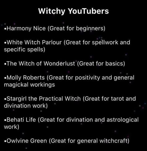 Witchy Youtube Channels, Witch Youtube Channels, Witchy Youtubers, Tech Witchcraft, Witchy Girl Aesthetic, Witchy Pfp, Witch Things, Witchcraft Spells For Beginners, Witch Rituals