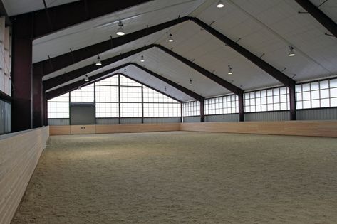 Indoor Horse Riding Arena, Equine Facility Design, Equine Facility, Horse Riding Arena, Dream Barn Stables, Equestrian Stables, Equestrian Barns, Riding Arena, Horse Barn Designs