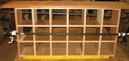 18 Drawer Apothecary Cabinet Apothecary Cabinet Plans Woodworking, Apothecary Cabinet Plans, Cabinet Woodworking Plans, Cabinet Plans, Apothecary Cabinet, Wood Patio, Cabinet Drawers, House And Home Magazine, Apothecary