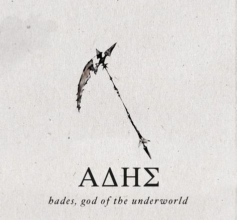 Hades God Aesthetic, Greek God Hades Tattoo, Nyx Tattoo Ideas, Hades Inspired Tattoo, Hades Symbol Tattoo, Symbols Of Hades, Hades Tattoo Mythology, Hades Tattoo Ideas, Thanatos Tattoo