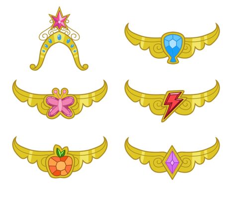 My little Pony crowns Elements-of-Harmony Fluttershy Element Of Harmony, Elements Of Harmony My Little Pony, Mlp Elements Of Harmony, Rarity Costume, Elements Of Harmony, Mlp Anime, Aaron Lycan, Miraculous Miraculous, Wolf Knight