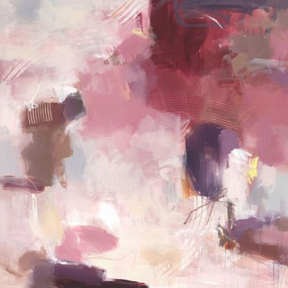 47 x 47 Dulce Amor (IBG) Beautiful Abstract Art, Neutral Room, Float Frame, Pink Clouds, Visual Artwork, Abstract Styles, Decor Artwork, Girl's Room, Curator Style