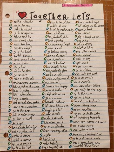 Things I Want To Do With My Best Friend, Stuff To Do With My Boyfriend, Cute Things To Do For Your Partner, Bf Gf Things To Do, Things I Wanna Do With You, Cute Things To Make For Your Partner, Thing To Do With Your Boyfriend, Open When Jar For Boyfriend, Things To Do With Your Partner