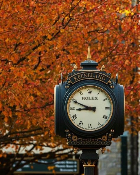 Autumn Clock, Autumn Town, Autumn In The City, Clock Aesthetic, October Vibes, Autumn Spirit, Colors Of Fire, Autumn Breeze, Autumn Magic