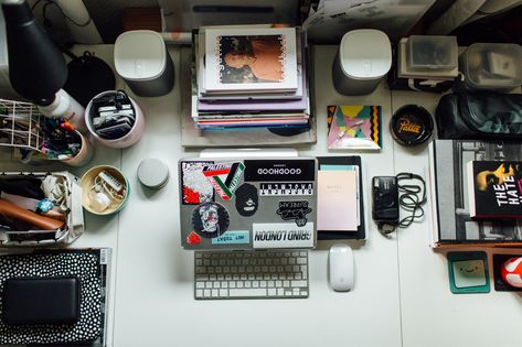 Photographer Vicky Grout exposes London’s grime scene one rave at a time - Friends of Friends / Freunde von Freunden (FvF) Photographer Desk, Photographer Room, Vicky Grout, Workspace Ideas, Workspace Desk, Desk Setups, Art Zine, Small Home Offices, Dog Whistle