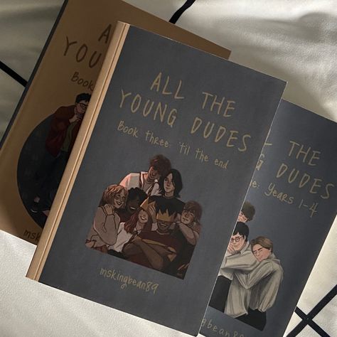 Marauders Era Bedroom Ideas, Atyd Cover Art, Marauders All The Young Dudes, Marauders Necklace, Atyd Book Covers, Grant Atyd, All The Young Dudes Book Cover, Prongs Marauders, Marauders Merch