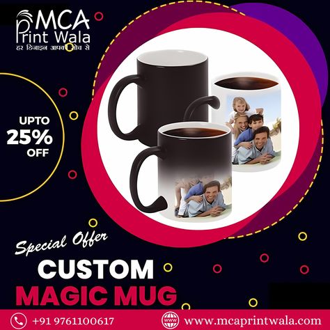 ☕🎨 Want to add a personal touch to your mornings? Customized your mug design with us! Whether it's for yourself or as a unique gift, our personalized mugs will brighten your day with every sip. 🌞 For More Information:- +91 9761100617 [Best Printing Solutions In uttar pradesh, Mug Printing in Bulandshahr, Perfect Gift for her , Brand Identity, T-shirt Printing, brand visibility, Cussion Printing, Brand promotion, Promotional gifts, Anniversary gifts, Customised gifts] #shyamdigiservices #mc... Standee Design, Photoshop Design Ideas, Brand Visibility, Customised Gifts, Print Photos, Customised Mugs, Food Ads, Gifts Anniversary, Friend Mugs