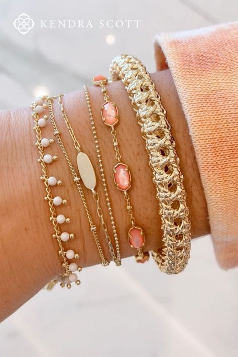 Perfect Bracelet Stack, Preppy Accessories, Preppy Bracelets, Preppy Jewelry, Trending Bracelets, Wrist Jewelry, New Accessories, Jewelry Accessories Ideas, Nail Jewelry