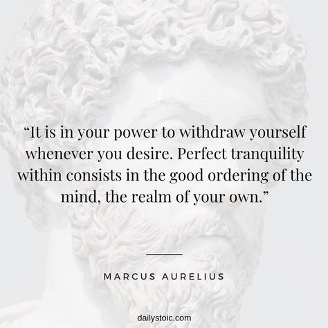 Marcus Aurelius. Meditations Daily Stoic, Seeking Peace, Marcus Aurelius Quotes, Stoic Philosophy, Stoicism Quotes, Stoic Quotes, Deep Breaths, Marcus Aurelius, Self Reflection