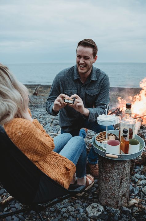 Wild Heart Events, Deep Creek, Alaska, S'mores, campfire, proposal, adventure Campfire Proposal, Alaska Proposal, Camping Proposal, Cute Proposal Ideas, Dream Proposal, Engagement Proposal, S'mores, Wild Heart, Proposal Engagement