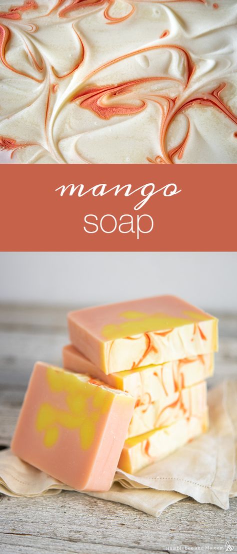 You searched for Soap recipes - Humblebee & Me Summer Melt And Pour Soap Recipes, Best Soap Recipes, Mango Soap Recipe, Lush Soap Recipes, Tropical Soap Ideas, Spring Soap Recipes, Mango Butter Soap Recipe, Soap Making Recipes Melt And Pour, Spring Soap Ideas