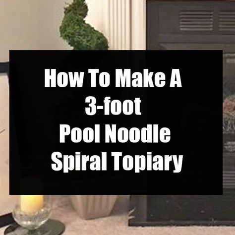 Pool Noodle Topiary, Diy Faux Topiary Outdoor, Diy Topiary Trees Front Doors, Home Decor Ideas Videos, Faux Flower Arrangements Diy, Decorate Patio, Diy Topiary, Spiral Topiary, Outdoor Topiary