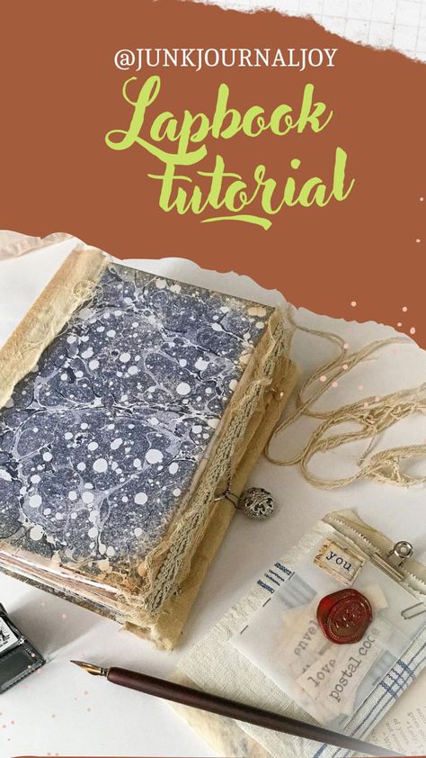 Lapbook Junk Journal, Diy Junk Journal Tutorials, Journal Types, Junk Journal Tutorial, Lap Book Templates, Junk Journal Kits, Journals Ideas, Vintage Mail, Jewelry Frames