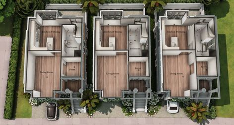 Sailboat Townhouses | Patreon Sims 4 Duplex Apartment, Sims 4 Town Layout, Townhouses Sims 4, Sims 4 Townhouse Floor Plans, Sims 4 Condo, Townhouse Sims 4, Sims 4 Townhouse, Townhouse Floor Plan, Sims Apartment