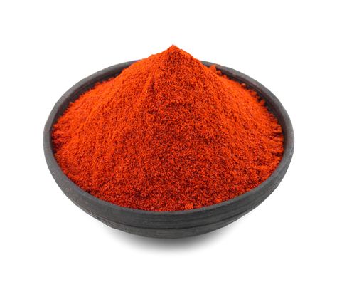 Red chili pepper powder on white background Spices Packaging, Red Chilli Powder, Sandwich Bag, Red Chile, Sweet Peppers, Red Chili Peppers, Homemade Spices, Pepper Powder, Red Chili Powder