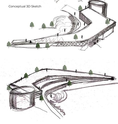 Contour Projects Architecture, Form Ideas Architecture, High School Architecture Projects, 3d Modeling Architecture, Conceptual Architecture Concept, Schematic Design Architecture, Conceptual Sketches Architecture Concept Diagram, Conceptual Sketches Architecture, Concept Architecture Ideas Sketch