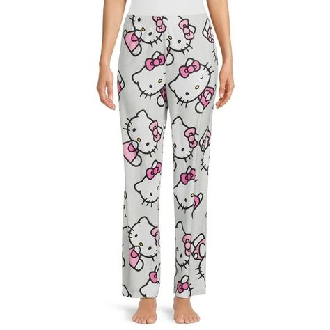 Hello Kitty Print Lounge Pants, Size XS-3X - Walmart.com Hello Kitty Pants, Soft Pajama Pants, Sanrio Stuff, Fleece Pajama Pants, Lounge Pants Womens, Plus Size Sleepwear, Hello Kitty Pink, Pink Hello Kitty, Soft Pajamas