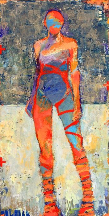 Jylian Gustlin Jylian Gustlin, Rara Avis, Soyut Sanat Tabloları, Encaustic Art, Human Form, Art Abstrait, Figure Painting, Figurative Art, Figure Drawing